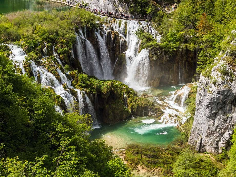 Sastavci-Wasserfälle in Plitvička Jezera